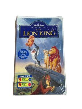 NEW SEALED The Lion King VHS Vintage 90s Walt Disney Masterpiece Collection